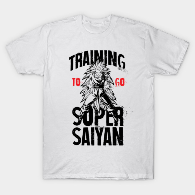 Training To Go Super Saiyan Grey T-Shirt-TOZ